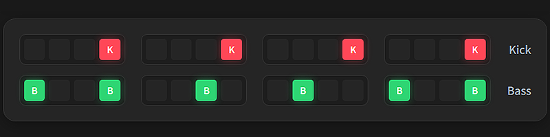 תבנית קצב Dotted 1/8 Note